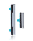 Replacement Hard Buttons (Power / Volume) Compatible with Samsung Galaxy S21 Ultra (Phantom Silver)