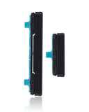 Replacement Hard Buttons (Power / Volume) Compatible with Samsung Galaxy S21 Ultra (Phantom Black)
