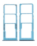 Replacement Dual Sim Card Tray Compatible with Samsung Galaxy A32 (A325 / 2021) (Awesome Blue)