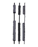Replacement Hard Buttons (Power / Volume) Compatible with Samsung Galaxy A32 4G (A325 / 2021) (Awesome Black)