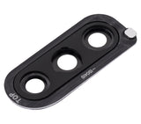 Replacement Back Camera Glass Lens And Cover Bezel Compatible with Samsung Galaxy M30 (M305 / 2019) (Black)