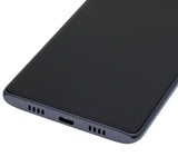 Replacement LCD Assembly With Frame Compatible with Coolpad Legacy 2019 (3705AS / Boost Mobile Version) (Refurbished) (Black)