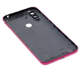 Replacement Back cover Glass Compatible with Motorola Moto E6i (XT2053-5 / 2021) (Pink)