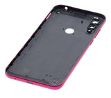 Replacement Back cover Glass Compatible with Motorola Moto E6i (XT2053-5 / 2021) (Pink)