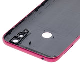 Replacement Back cover Glass Compatible with Motorola Moto E6i (XT2053-5 / 2021) (Pink)
