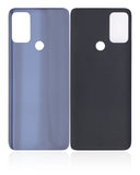 Replacement Back cover Glass Compatible with Motorola Moto G50 (XT2137 / 2021) (Steel Gray)