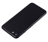 Replacement Back Housing W/ Small Components Pre-Installed Compatible with Apple iPhone SE (2020) (No Logo) (Aftermarket Plus) (Black)