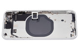 Replacement Back Housing W/ Small Components Pre-Installed Compatible with Apple iPhone SE (2020) (No Logo) (Aftermarket Plus) (White)