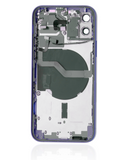 Replacement Back Housing W/ Small Parts Compatible with Apple iPhone 12 (US Version) (Used OEM Pull: Grade B) (Purple)