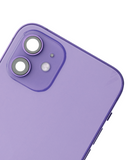Replacement Back Housing W/ Small Parts Compatible with Apple iPhone 12 (US Version) (Used OEM Pull: Grade B) (Purple)