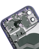 Replacement Back Housing W/ Small Parts Compatible with Apple iPhone 12 (US Version) (Used OEM Pull: Grade C) (Purple)