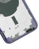 Replacement Back Housing W/ Small Parts Compatible with Apple iPhone 12 (US Version) (Used OEM Pull: Grade C) (Purple)