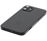 Replacement Back Housing W/ Small Parts Compatible with Apple iPhone 12 Mini (US Version) (Used OEM Pull: Grade C) (Black)