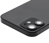 Replacement Back Housing W/ Small Parts Compatible with Apple iPhone 12 Mini (US Version) (Used OEM Pull: Grade A) (Black)
