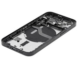 Replacement Back Housing W/ Small Parts Compatible with Apple iPhone 12 Mini (US Version) (Used OEM Pull: Grade B) (Black)