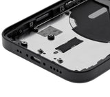 Replacement Back Housing W/ Small Parts Compatible with Apple iPhone 12 Mini (US Version) (Used OEM Pull: Grade A) (Black)