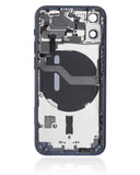Replacement Back Housing W/ Small Parts Compatible with Apple iPhone 12 Mini (US Version) (Used OEM Pull: Grade B) (Blue)