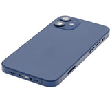 Replacement Back Housing W/ Small Parts Compatible with Apple iPhone 12 Mini (US Version) (Used OEM Pull: Grade A) (Blue)