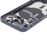 Replacement Back Housing W/ Small Parts Compatible with Apple iPhone 12 Mini (US Version) (Used OEM Pull: Grade C) (Blue)