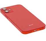 Replacement Back Housing W/ Small Parts Compatible with Apple iPhone 12 Mini (US Version) (Used OEM Pull: Grade A) (Red)