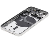 Replacement Back Housing W/ Small Parts Compatible with Apple iPhone 12 Mini (US Version) (Used OEM Pull: Grade C) (White)