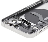 Replacement Back Housing W/ Small Parts Compatible with Apple iPhone 12 Mini (US Version) (Used OEM Pull: Grade A) (White)