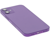 Replacement Back Housing W/ Small Parts Compatible with Apple iPhone 12 Mini (US Version) (Used OEM Pull: Grade B) (Purple)