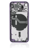 Replacement Back Housing W/ Small Parts Compatible with Apple iPhone 12 Mini (US Version) (Used OEM Pull: Grade B) (Purple)