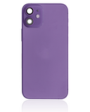 Replacement Back Housing W/ Small Parts Compatible with Apple iPhone 12 Mini (US Version) (Used OEM Pull: Grade B) (Purple)