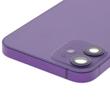 Replacement Back Housing W/ Small Parts Compatible with Apple iPhone 12 Mini (US Version) (Used OEM Pull: Grade C) (Purple)