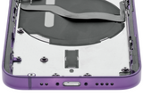 Replacement Back Housing W/ Small Parts Compatible with Apple iPhone 12 Mini (US Version) (Used OEM Pull: Grade A) (Purple)