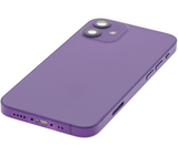Replacement Back Housing W/ Small Parts Compatible with Apple iPhone 12 Mini (US Version) (Used OEM Pull: Grade C) (Purple)