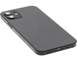 Replacement Back Housing W/ Small Parts Compatible with Apple iPhone 12 (US Version) (Used OEM Pull: Grade A) (Black)