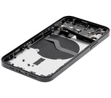 Replacement Back Housing W/ Small Parts Compatible with Apple iPhone 12 (US Version) (Used OEM Pull: Grade C) (Black)