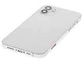 Replacement Back Housing W/ Small Parts Compatible with Apple iPhone 12 (US Version) (Used OEM Pull: Grade C) (White)