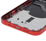 Replacement Back Housing W/ Small Parts Compatible with Apple iPhone 12 (US Version) (Used OEM Pull: Grade C) (Red)
