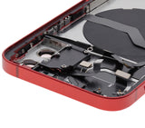 Replacement Back Housing W/ Small Parts Compatible with Apple iPhone 12 (US Version) (Used OEM Pull: Grade A) (Red)
