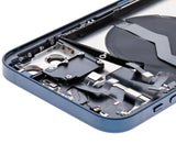 Replacement Back Housing W/ Small Parts Compatible with Apple iPhone 12 (US Version) (Used OEM Pull: Grade C) (Blue)