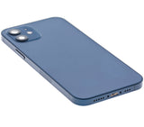 Replacement Back Housing W/ Small Parts Compatible with Apple iPhone 12 (US Version) (Used OEM Pull: Grade C) (Blue)