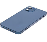 Replacement Back Housing W/ Small Parts Compatible with Apple iPhone 12 (US Version) (Used OEM Pull: Grade A) (Blue)