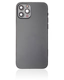 Replacement Back Housing W/ Small Parts Compatible with Apple iPhone 12 Pro (US Version) (Used OEM Pull: Grade B) (Graphite)