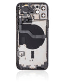 Replacement Back Housing W/ Small Parts Compatible with Apple iPhone 12 Pro (US Version) (Used OEM Pull: Grade A) (Graphite)