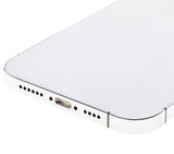 Replacement Back Housing W/ Small Parts Compatible with Apple iPhone 12 Pro (EU / Global Version) (Used OEM Pull: Grade A) (Silver)