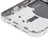 Replacement Back Housing W/ Small Parts Compatible with Apple iPhone 12 Pro (EU / Global Version) (Used OEM Pull: Grade A) (Silver)