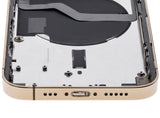 Replacement Back Housing W/ Small Parts Compatible with Apple iPhone 12 Pro (US Version) (Used OEM Pull: Grade B) (Gold)