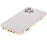 Replacement Back Housing W/ Small Parts Compatible with Apple iPhone 12 Pro (US Version) (Used OEM Pull: Grade B) (Gold)