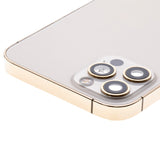 Replacement Back Housing W/ Small Parts Compatible with Apple iPhone 12 Pro (US Version) (Used OEM Pull: Grade B) (Gold)