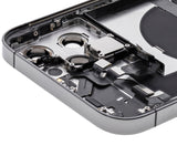 Replacement Back Housing W/ Small Parts Compatible with Apple iPhone 12 Pro Max (US Version) (Used OEM Pull: Grade A) (Graphite)