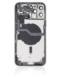 Replacement Back Housing W/ Small Parts Compatible with Apple iPhone 12 Pro Max (US Version) (Used OEM Pull: Grade A) (Graphite)