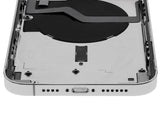Replacement Back Housing W/ Small Parts Compatible with Apple iPhone 12 Pro Max (US Version) (Used OEM Pull: Grade C) (Silver)